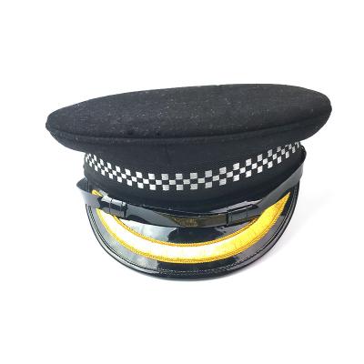 China Custom Character Police Hat Officer Hat Carnival Cosplay Army Military Police Pilot Uniform Hat for sale