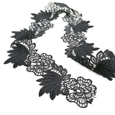 China 2021 viable newstyle embroidery lace trim flower for sale