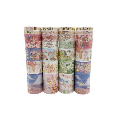 China 30 japanische Kawaii Karikatur klebender Maskierungswashi nimmt der Entwurfs-7pcs/Box für Kugel-Zeitschrift Scrapbooking-Dekoration auf zu verkaufen