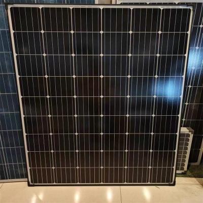 China Mono Frame Mono Frame Solar Cells Panel Black Solar Panels 280w 300W 340W 360W Manufacturing OEM Services NEW With Best Rating 158.75mmx158.75mm for sale