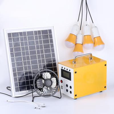 China Desktop fan 10W solar panel battery installations home off grid with FM radio, MP3, MP4 function. With the loudspeaker for sale