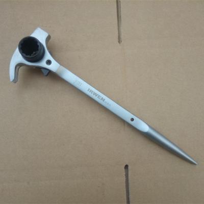 China 4 In 1 Rigging Tools USA Standard 19/21mm Claw Hammer Podger Ratchet 800NM Scaffold Wrench for sale