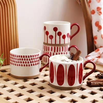 China Viable Nordic Simple Creative Japanese Coffee Lovers Ceramic Breakfast Cups Wholesale Can Be Customized Logo for sale