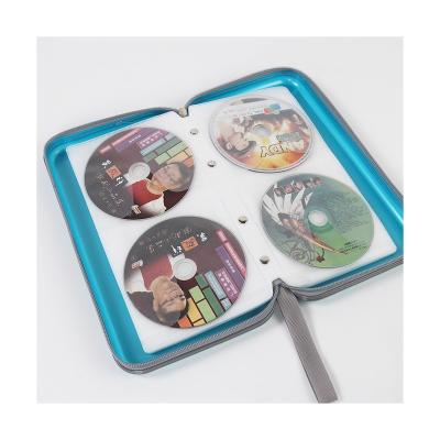 China High Capacity Hot Selling Plastic Material Storage Space Rectangle Dvd Cd Bag Premium Shockproof Durable Large Cd Case for sale