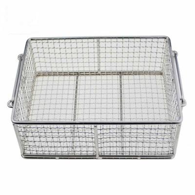 China Bathroom Factory Wholesale Price Kitchen Metal Storage Stackable Baskets For Home for sale