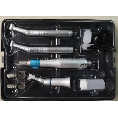 China Metal 2 Holes / 4 Holes Dental Key Type Handpiece Turbine And Low Speed ​​Student Handpiece Kit for sale