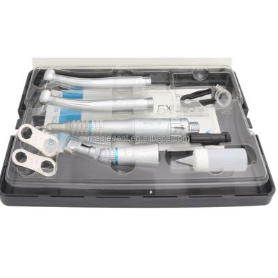 China Student Dental Metal Handpiece Kit / Dental Handpiece High Speed ​​And Low Speed ​​Kit With 2 Holes Or 4 Holes for sale