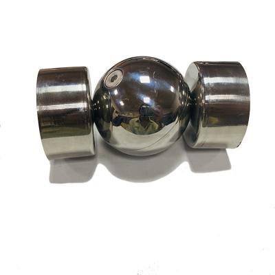 China 304 Stainless Steel Tube Stair Connector 90degree Modern Adjustable Round Railing Duct Elbow Fittings for sale