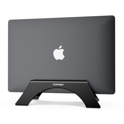 China Vertical Stable Laptop Stand, TOPGO Laptop Stand [Space Saving and Firmly Stable] for Desktop Compatible with MacBook and Other Notebooks for sale