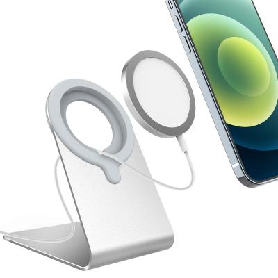 China TOPGO PORTABLE Phone Holder for Magsafe Charger Dock Holder Aluminum Charging Cradle for Desktop Compatible with iPhone for sale