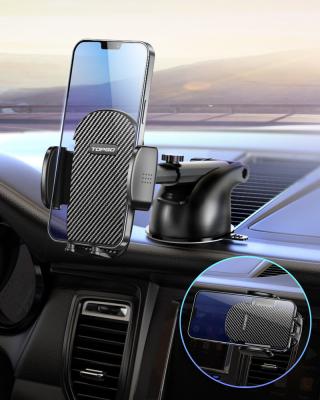 China 360 Degree Universal Adjustable Car Mount Windshield Phone Holder Dashboard Rotation TOPGO Phone Holder Compatible with All Smartphone for sale