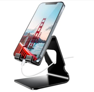 China TOPGO Adjustable Cell Phone Stand, Phone Dock, Cradle, Stand, Cell Phone Aluminum Desktop Stand with Cable Collective for Office for sale