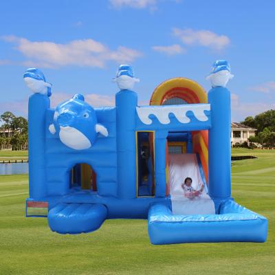 China Jungle Inflatable Dry Combo Bouncy Inflatable Combo Bouncer Inflatable Combo Dry Slide for sale