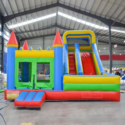 China New Arrival Inflatable Water Slide Inflatable Bounce House Jump Castle With Slides Outdoor Inflatable Pool Slide for sale