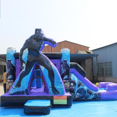 China Fast Shipping Inflatable Bounce House Slide Giraffe House Jumps Castle With Inflatable Slides Water Slides Backyard Adults for sale