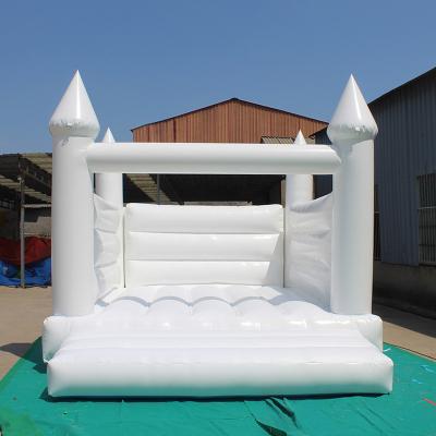 China Popular Bouncy Castle Inflatable White Bouncy Castle Wedding Jumping Inflatable Bouncer for sale