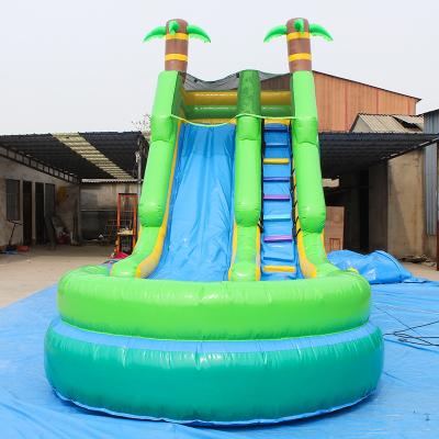 China Huge Inflatable Water Slide Inflatable Sea Water Castle Inflatable Slide Stations High Quality Inflatable Water Slide 30ft for sale