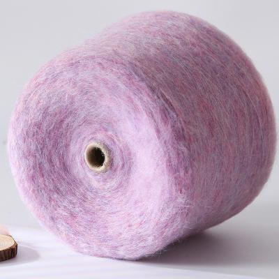 China Anti-pilling 1/5.8NM lot lint yarn 16%Mohair 42%Wool 40%Recycled 2%Spandex nylon mohair for sale