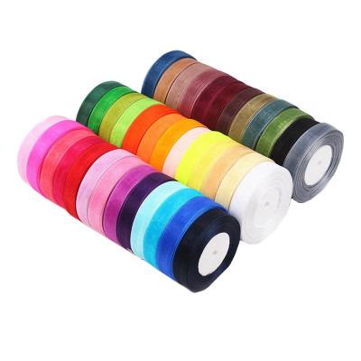 China Decorative Recyled 1.5CM Chiffon Ribbons Wrapping New Gift Crochet Yarn for sale