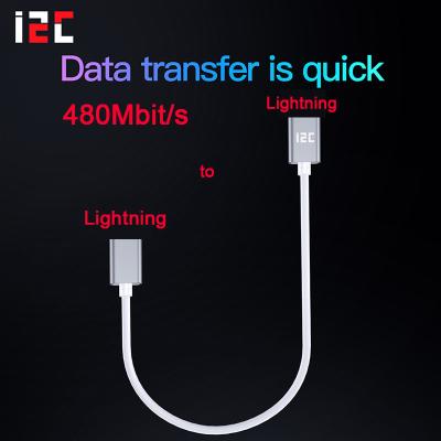 China i2C Lightning High Speed Transmission Migration Data OTG Cable for iPhone iPad Video Photo Synchronization Data Transfer Cable for sale