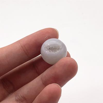 China Europe Small Agate Sphere Decoration Moss Crystal Agate Sphere Natural Geode Crystal Balls for sale