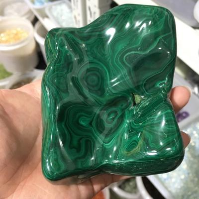 China Natural Malachite Stone China Rough Raw Malachite Specimen Mineral Decoration for sale