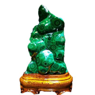 China 2020 Europe Natural Agate Naturally Formed Malachite Stone Obelisk Malachite for sale