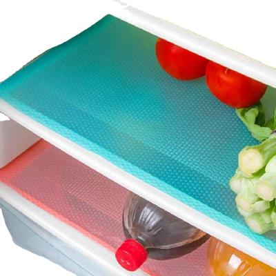 China Sustainable Refrigerator Liners Mats Washable Refrigerator Mats Liner Waterproof Oilproof Shinywear Refrigerator Liners For Shelves Cover for sale