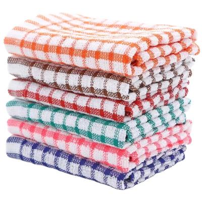 China Viable Wholesale Cotton Kitchen Tea Towel Collection Large Woven Dishtowel Tea Towel Set for sale