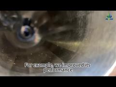 high effiency conical twin screw and barrel for pvc production