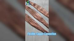 Bare copper braided flexible connection 2-v