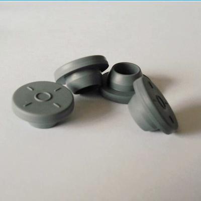 China Used With Flip Off Cap For Injection Vial 20mm Butyl Rubber Glass Stopper For Injection Glass Vial for sale