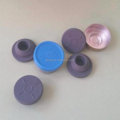 China Non Spill Pharmaceutical Butyl Rubber Stoppers 20 Mm Gray Color for sale