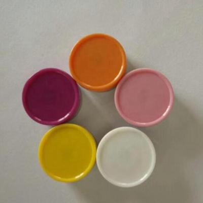 China Non Spill Aluminum Plastic Cap Rubber Plastic Cap 20mm Flip Rubber Top Cap for sale