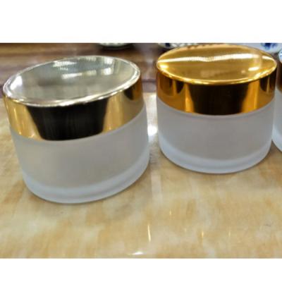 China For Packing 5ml 10ml 20ml 30ml 50ml 100ml Cream Clear Amber Frosted Glass Jar for sale