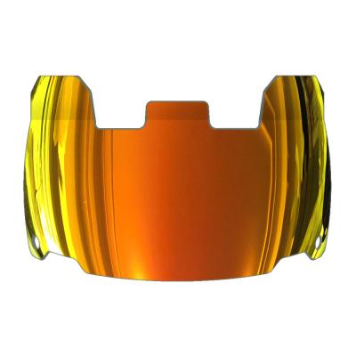 China Deluxe Universal Football Sun Shade Inserts Custom Football Helmet Shield Visor Soccer Shade For Youth And Adult for sale