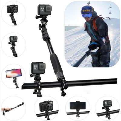 China Work with All Phones Professional 10-in-1 Monopod Kit - For All Phones, Digital Compact Cameras Selfie Stick For Ski Camera for sale