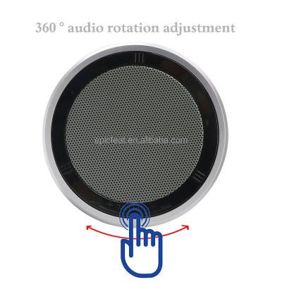 China Cool Mini Instruments Rotating Mini Subwoofer Main Speaker Metal Wireless Speaker for sale