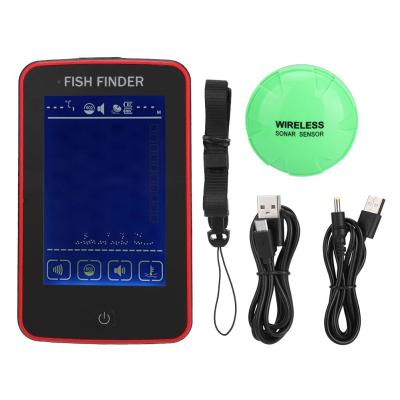 China Portable Waterproof Sonar Converter Rechargeable Wireless Sensor Finder ABS Fish Finder for sale