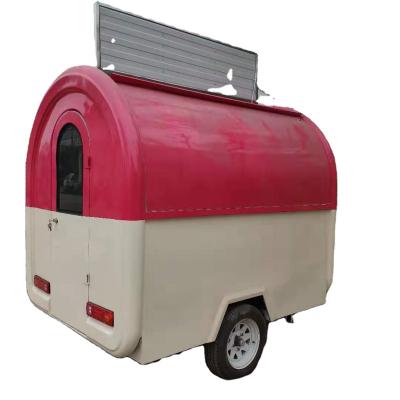 China Luxury Fully Equipped Fast Food Trailer Ice Cream Kiosk Coffee Truck Cate for sale