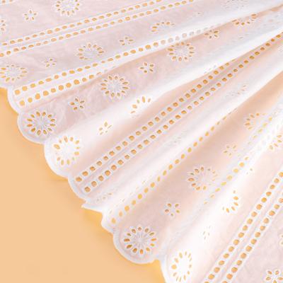 China Good Quality Breathable Embroidered Fabric Cotton Home Textiles Fashion 100% Cotton Fabric for sale