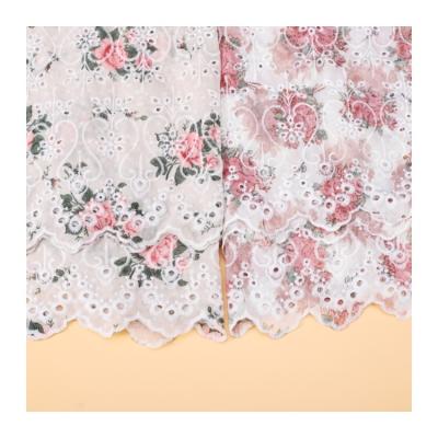 China Factory Price Flower Woven Polyester Breathable Fashionable Printed Fabric for sale