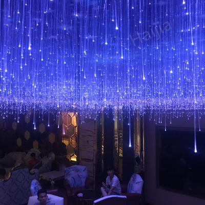 China Star light points in the ceiling star hotel cafe restaurant decoration Internet fiber optic line lighting for sale