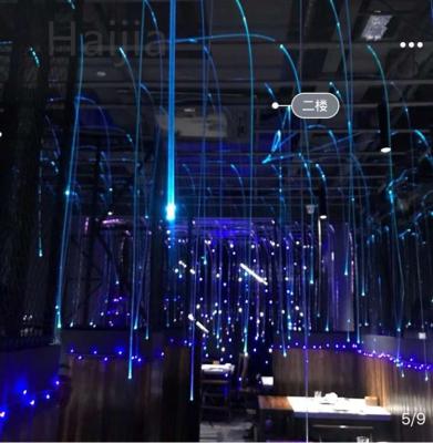 China Star Light Points in Ceiling Restaurant Decoration Internet Celebrity Design Fiber Hot Line Modern Aesthetic Lighting for sale