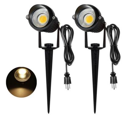 China 2020 LANDSCAPE Hot Selling Anti-Thunder 3W/5W COB Sun Shade Garden Heat Resistant Spike Led Light for sale