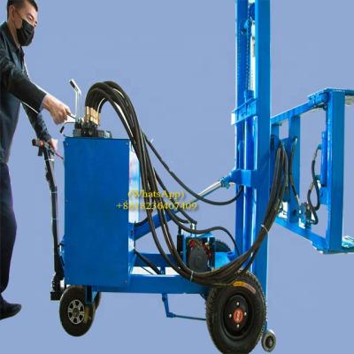 China Hydraulic installation wall panels walk typel hydraulic concrete wall panel installation machine for sale