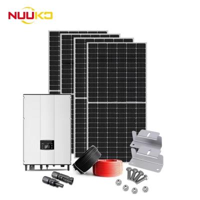 China NUUKO Solar Home On Grid Solar System 5KW Solar Generator For Home Power for sale