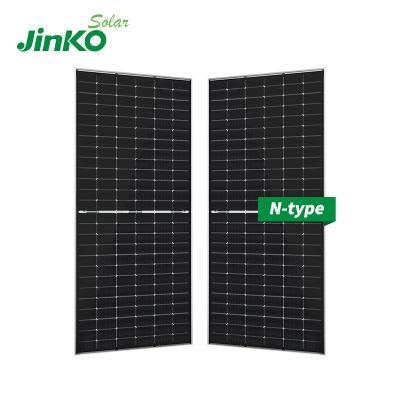 China Solar Power System Jinko N Type Half Cell Solar Panel Solar Power 595W 600W 605W 610W 615W for sale