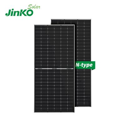 China Solar Power System Jinko N Type Half Cell Solar Panel 595W 600W 605W 610W 615W for sale