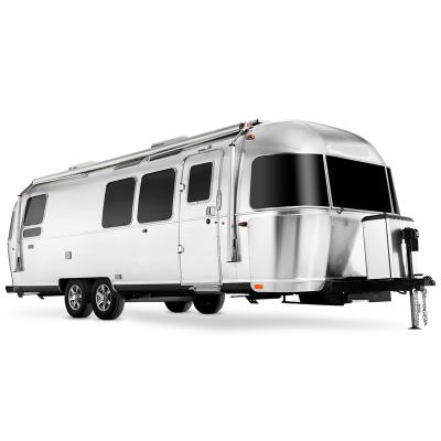 China Aluminum Travel Trailer 28ft Airstream Caravan With Bathroom For Sale for sale